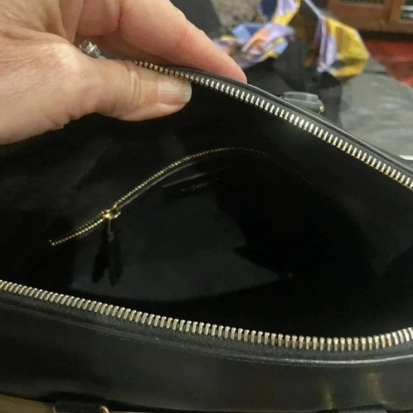 Yves Saint Laurent Classic Duffle 6 Handbag 2Way Color Block calfskin Leather - Picture 11 of 15